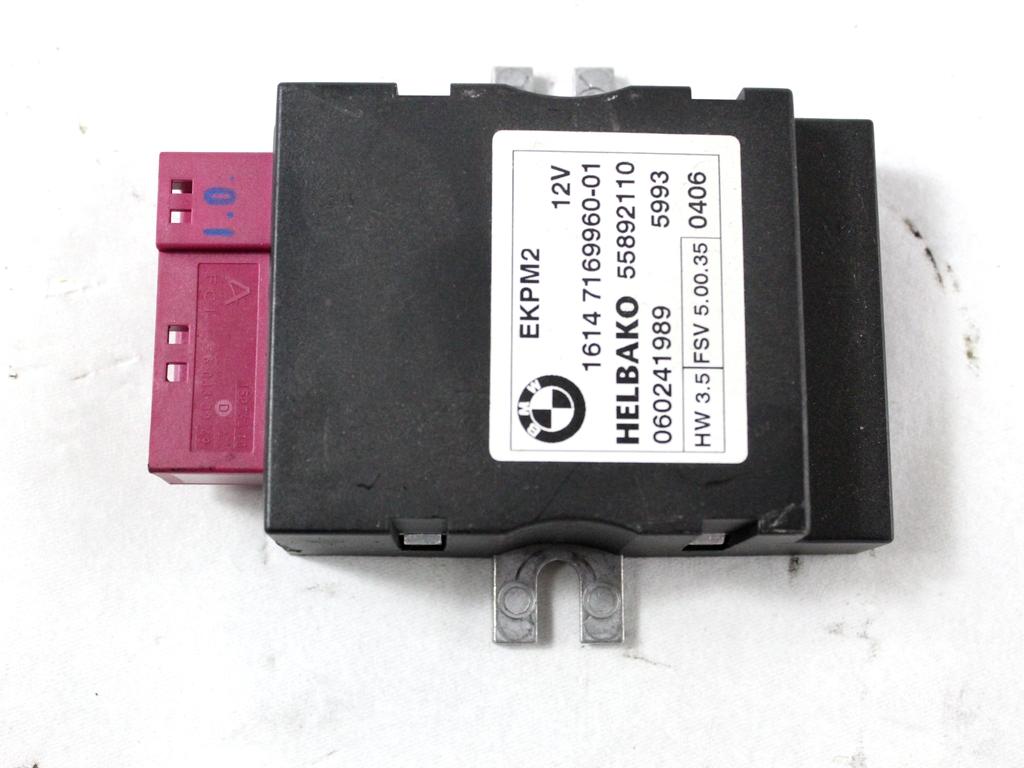 RACUNALNIK CRPALKE GORIVA  OEM N. 16147169960 ORIGINAL REZERVNI DEL BMW SERIE 1 BER/COUPE/CABRIO E81/E82/E87/E88 (2003 - 2007) DIESEL LETNIK 2006