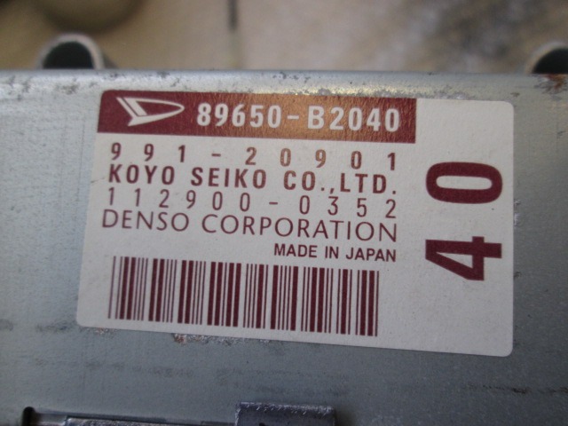 ELEKTRICNI SERVO VOLAN ENOTA OEM N. 89650B2040 ORIGINAL REZERVNI DEL DAIHATSU TREVIS MK2 (2004 - 2010) BENZINA LETNIK 2009