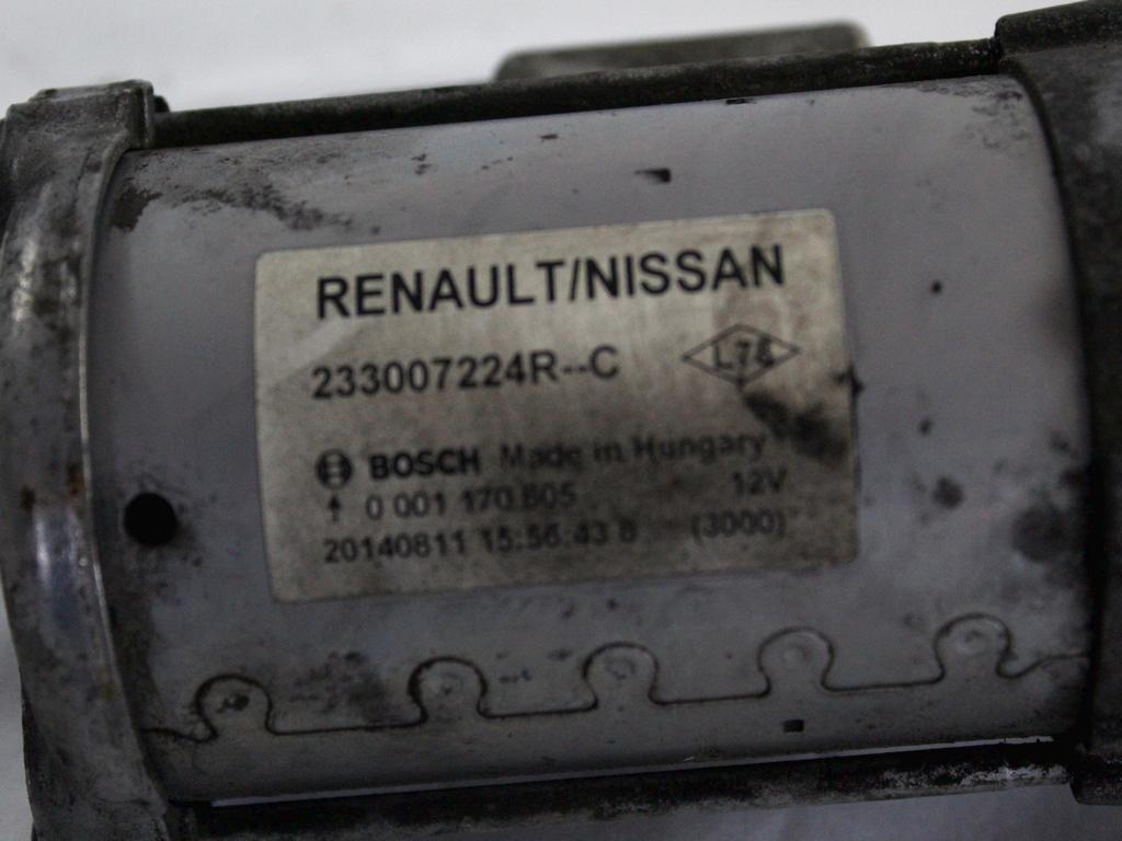 ZAGANJAC MOTORJA  OEM N. 233007224R ORIGINAL REZERVNI DEL RENAULT MEGANE MK3 BZ0/1 B3 DZ0/1 KZ0/1 BER/SPORTOUR/ESTATE (2009 - 2015) DIESEL LETNIK 2014