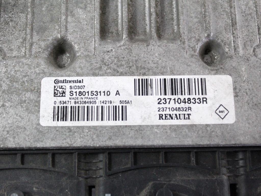 KOMPLET ODKLEPANJE IN VZIG  OEM N. 31536 KIT ACCENSIONE AVVIAMENTO ORIGINAL REZERVNI DEL RENAULT MEGANE MK3 BZ0/1 B3 DZ0/1 KZ0/1 BER/SPORTOUR/ESTATE (2009 - 2015) DIESEL LETNIK 2014