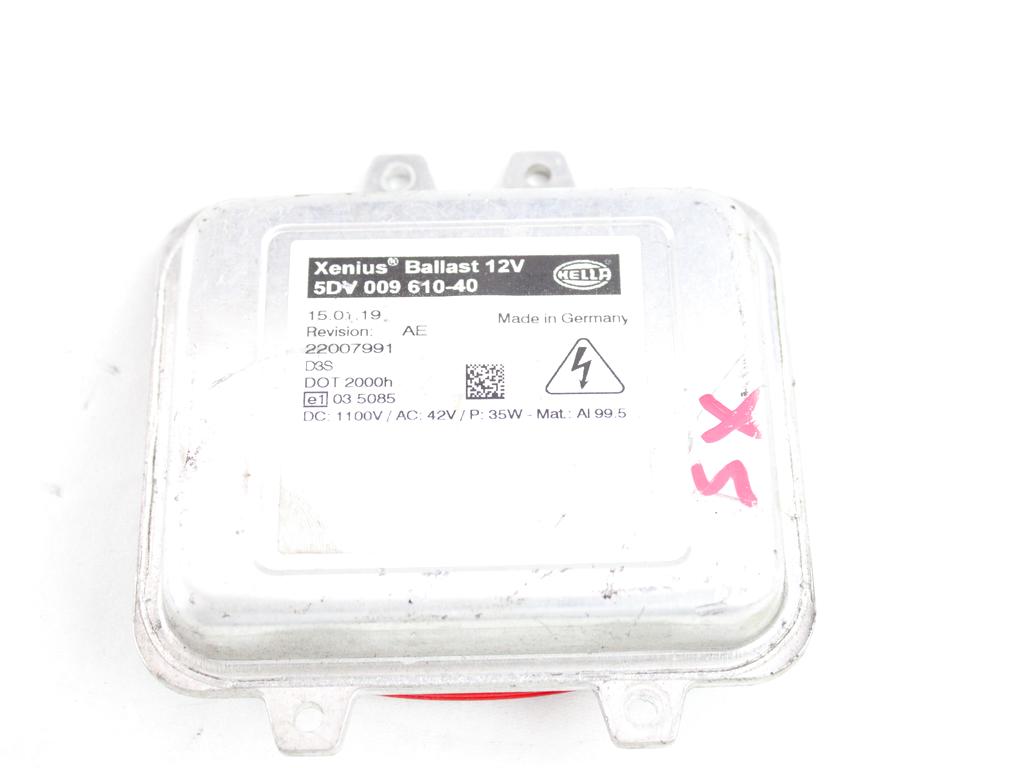 RACUNALNIK KSENONSKIH ZAROMETOV OEM N. 63117248050 ORIGINAL REZERVNI DEL BMW X5 E70 LCI (2010-2013)DIESEL LETNIK 2012