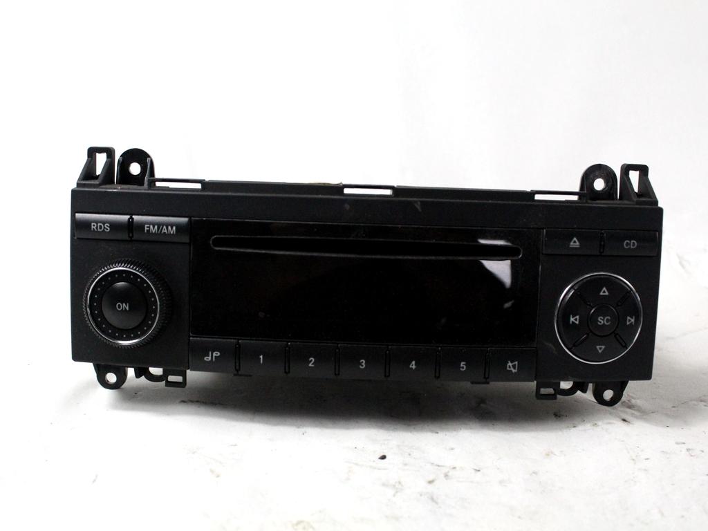 RADIO CD / OJACEVALNIK / IMETNIK HIFI OEM N. A1698200486 ORIGINAL REZERVNI DEL MERCEDES CLASSE A W169 5P C169 3P (2004 - 04/2008) DIESEL LETNIK 2006