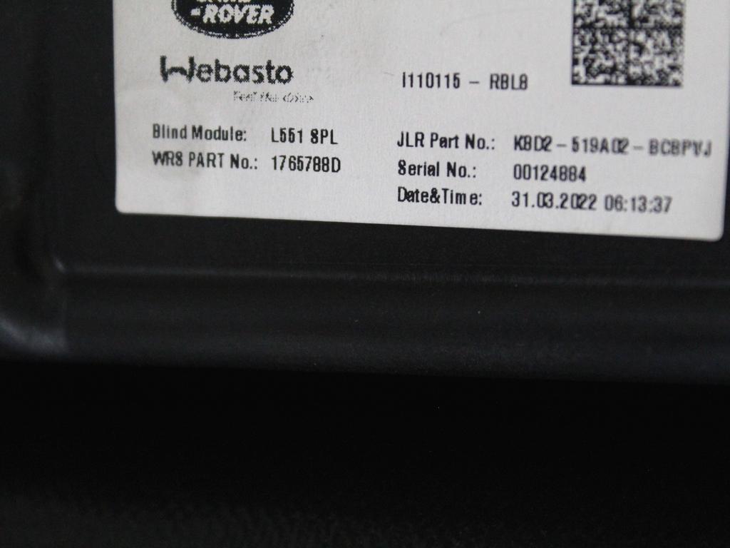 OKVIR NAPE OEM N. K8D2-519A02-BCBPVJ ORIGINAL REZERVNI DEL LAND ROVER RANGE ROVER EVOQUE L551 (DAL 2019)IBRIDO (ELETTRICO-DIESEL)   LETNIK 2021