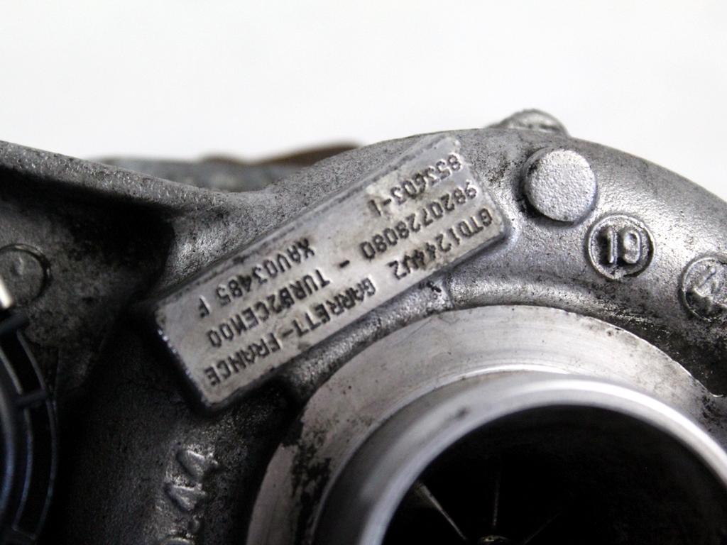 TURBINA OEM N. 9820728080 ORIGINAL REZERVNI DEL OPEL GRANDLAND X A18 (2017 - 2021)DIESEL LETNIK 2020