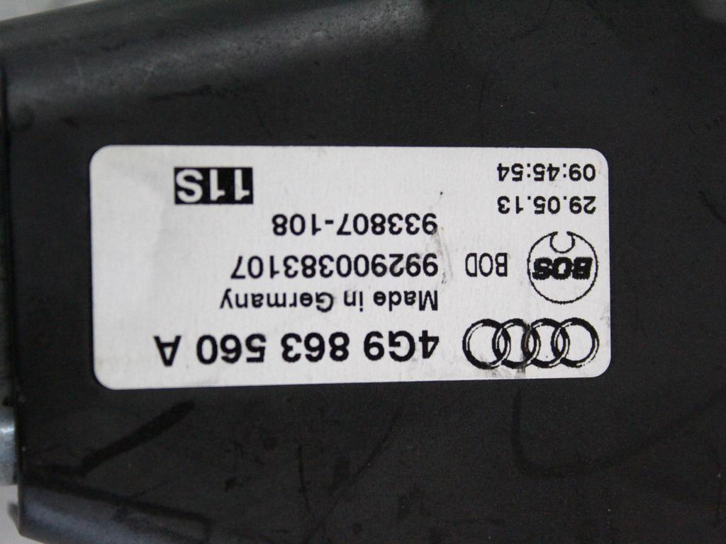 MOTOR POMICNE STREHE / SENCNIKI OEM N. 4G9863560A ORIGINAL REZERVNI DEL AUDI A6 C7 BER/SW/ALLROAD (2011 - 2018)DIESEL LETNIK 2013