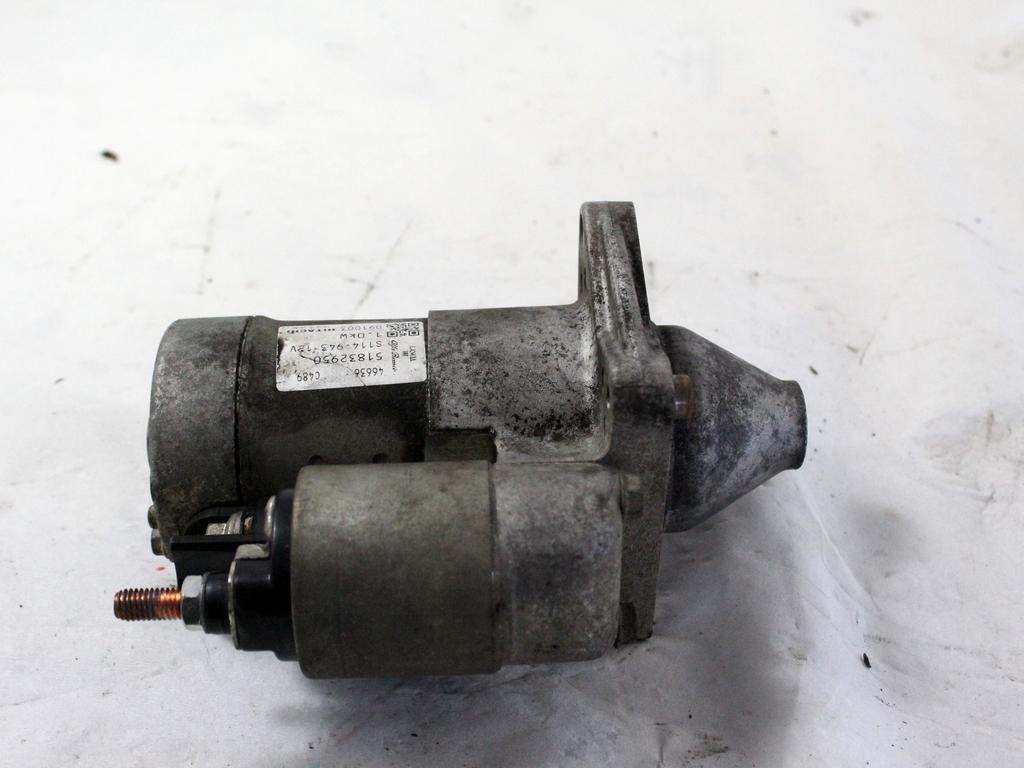 ZAGANJAC MOTORJA  OEM N. 51832950 ORIGINAL REZERVNI DEL ALFA ROMEO MITO 955 (2008 - 2018) BENZINA/GPL LETNIK 2010