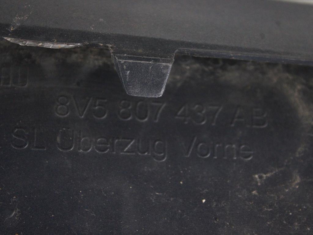 SPREDNJI ODBIJAC OEM N. 8V5807437AB ORIGINAL REZERVNI DEL AUDI A3 MK3R 8V 8V1 8VK 8VS 8VM 8V7 8VE 3P/5P/CABRIO (2016 -2020)DIESEL LETNIK 2018