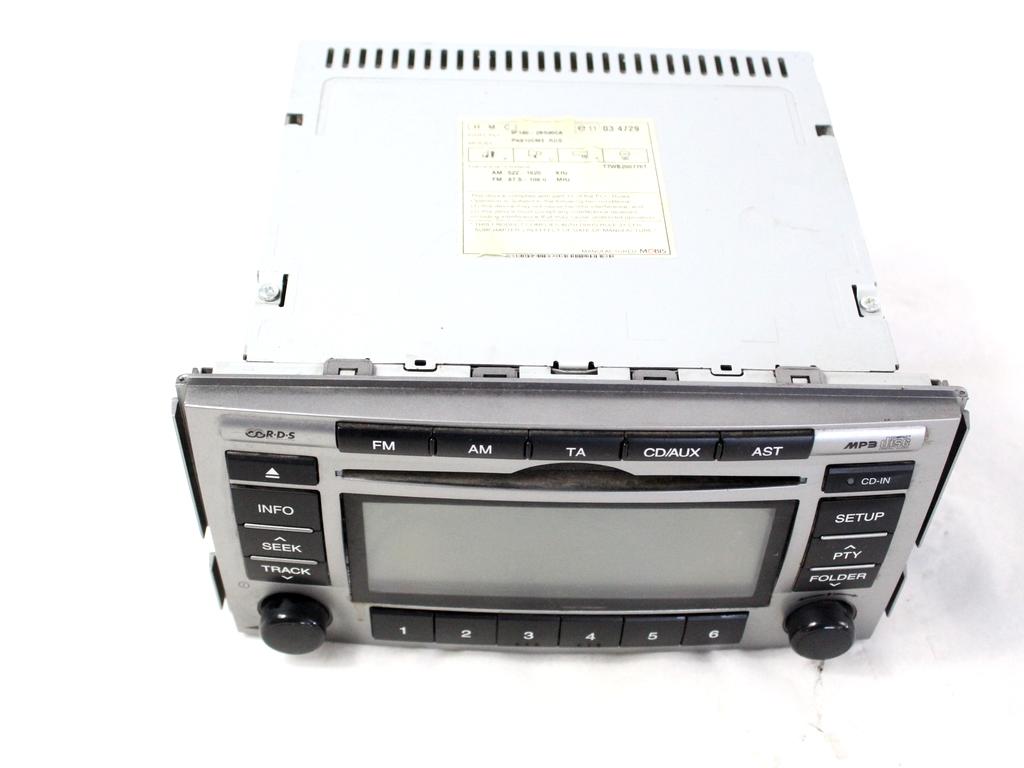 RADIO CD / OJACEVALNIK / IMETNIK HIFI OEM N. 96180-2B530CA ORIGINAL REZERVNI DEL HYUNDAI SANTA FE CM MK2 (2006 - 2012)DIESEL LETNIK 2011