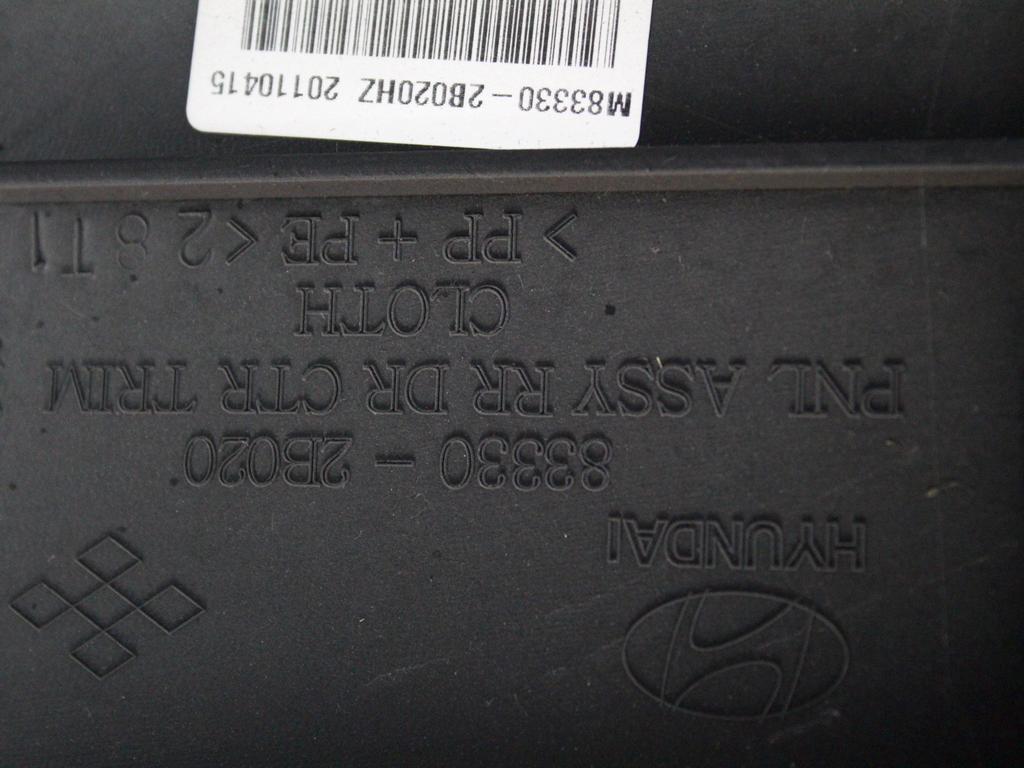 VRATNI PANEL OEM N. PNPSTHYSANTAFECMMK2SV5P ORIGINAL REZERVNI DEL HYUNDAI SANTA FE CM MK2 (2006 - 2012)DIESEL LETNIK 2011