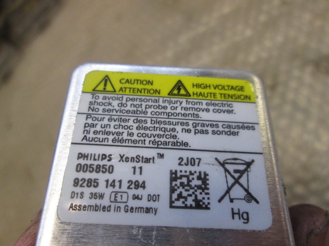 XENON ZARNICE OEM N. 9285141294 ORIGINAL REZERVNI DEL BMW SERIE 3 BER/SW/COUPE/CABRIO E90/E91/E92/E93 (2005 -2009) DIESEL LETNIK 2006