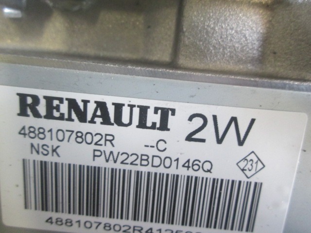 VOLANSKI DROG OEM N. 488107802R ORIGINAL REZERVNI DEL RENAULT MEGANE MK3 BZ0/1 B3 DZ0/1 KZ0/1 BER/SPORTOUR/ESTATE (2009 - 2015) DIESEL LETNIK 2012