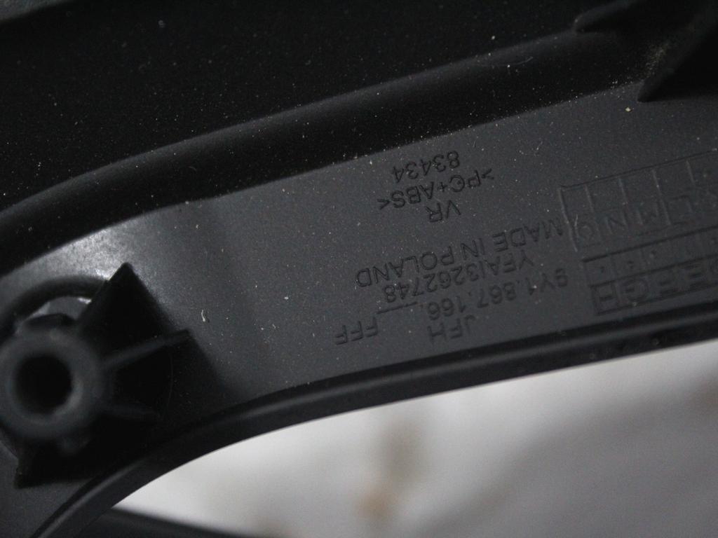 9Y1867166AA21U BRACCIOLO PANNELLO INTERNO PORTA ANTERIORE DESTRA PORSCHE CAYENNE COUPÈ E-HYBRID AWD 3.0 I 250KW AUT 5P (2021) RICAMBIO USATO