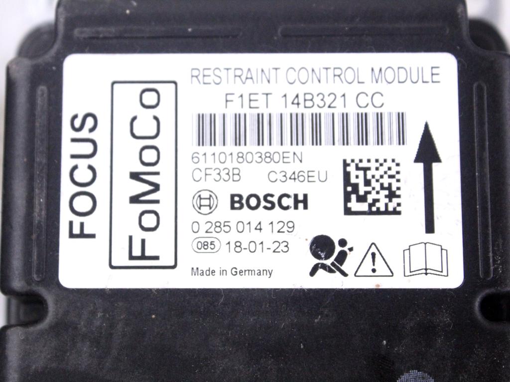 10 CENTRALINE AIRBAG USATE NON FUNZIONANTI DA RICODIFICARE AA6T-14B321-BA 8V51-14B321-EE 8V51-14B321-ED F1ET14B321CB F1ET14B321CC 6S6T14B056KC G1B5-14B321-AB 8V51-14B321-BG C1BT-14B321-CF DM5T14B321RA 