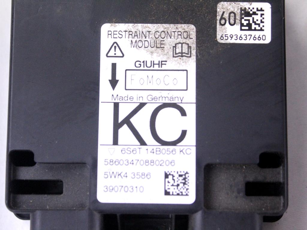 10 CENTRALINE AIRBAG USATE NON FUNZIONANTI DA RICODIFICARE AA6T-14B321-BA 8V51-14B321-EE 8V51-14B321-ED F1ET14B321CB F1ET14B321CC 6S6T14B056KC G1B5-14B321-AB 8V51-14B321-BG C1BT-14B321-CF DM5T14B321RA 