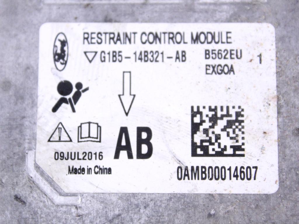 10 CENTRALINE AIRBAG USATE NON FUNZIONANTI DA RICODIFICARE AA6T-14B321-BA 8V51-14B321-EE 8V51-14B321-ED F1ET14B321CB F1ET14B321CC 6S6T14B056KC G1B5-14B321-AB 8V51-14B321-BG C1BT-14B321-CF DM5T14B321RA 