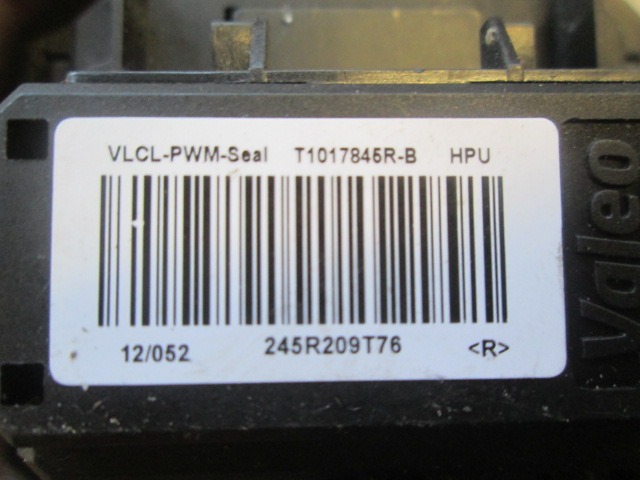 REGULATOR PREZRACEVANJA OEM N. 245R209T76  ORIGINAL REZERVNI DEL RENAULT MEGANE MK3 BZ0/1 B3 DZ0/1 KZ0/1 BER/SPORTOUR/ESTATE (2009 - 2015) DIESEL LETNIK 2012