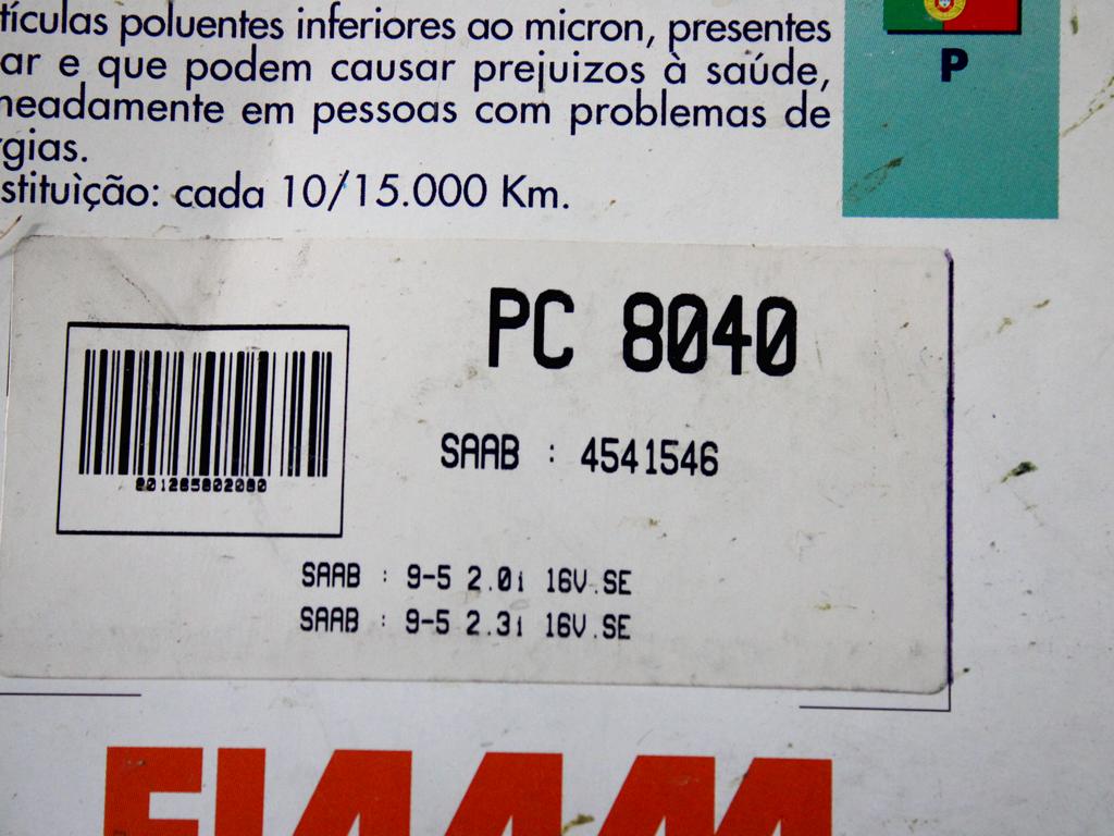 4541546 FILTRO ARIA ABITACOLO ANTIPOLLINE SAAB 9-5 2.0 110KW 5P B (2000) RICAMBIO NUOVO