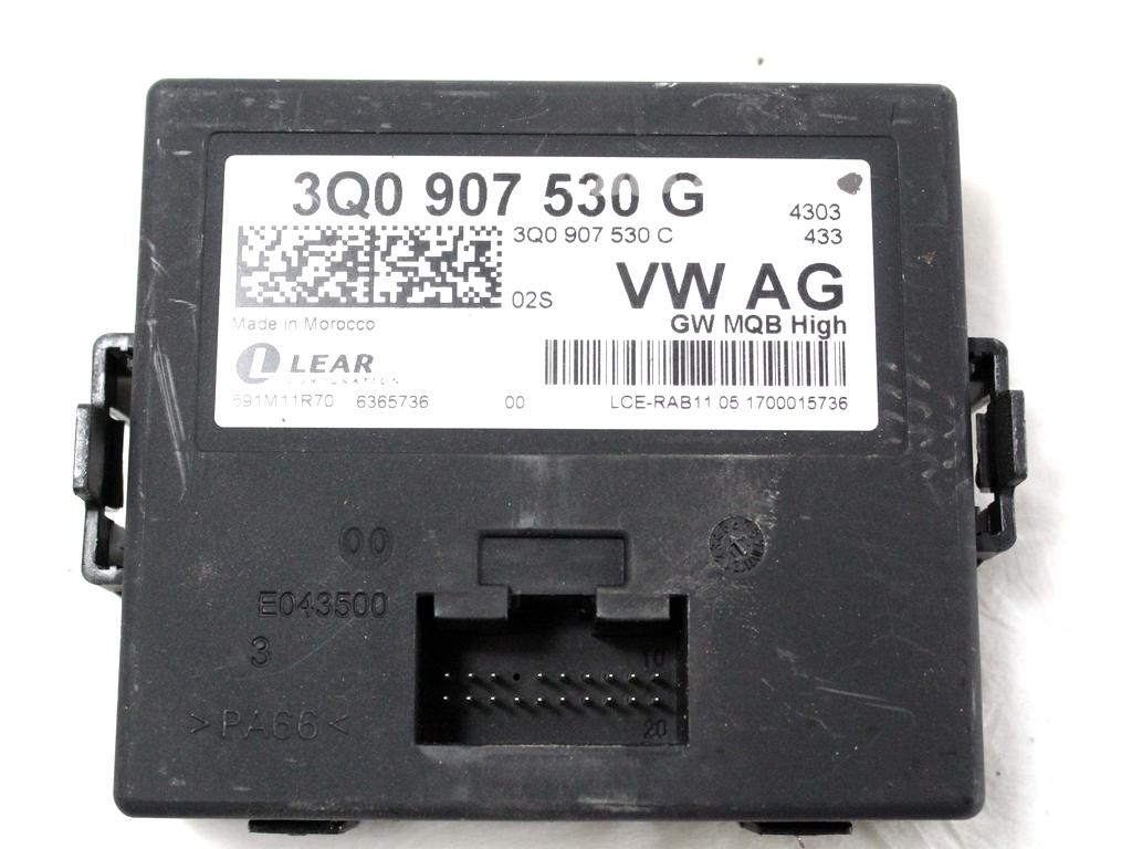 3Q0907530G CENTRALINA GATEWAY SEAT LEON 1.6 D 85KW 5M 5P (2017) RICAMBIO USATO