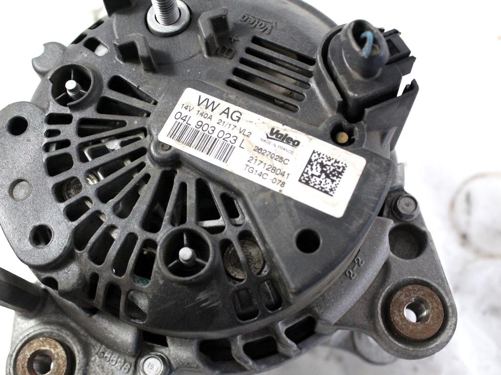 04L903023L ALTERNATORE SEAT LEON 1.6 D 85KW 5M 5P (2017) RICAMBIO USATO