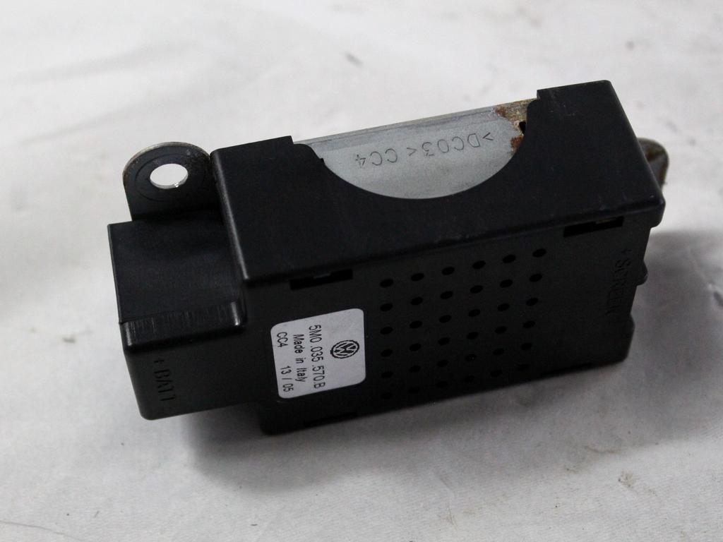5M0035570B CENTRALINA AMPLIFICATORE ANTENNA VOLKSWAGEN GOLF 5 1.6 B 85KW 6M 3P (2005) RICAMBIO USATO