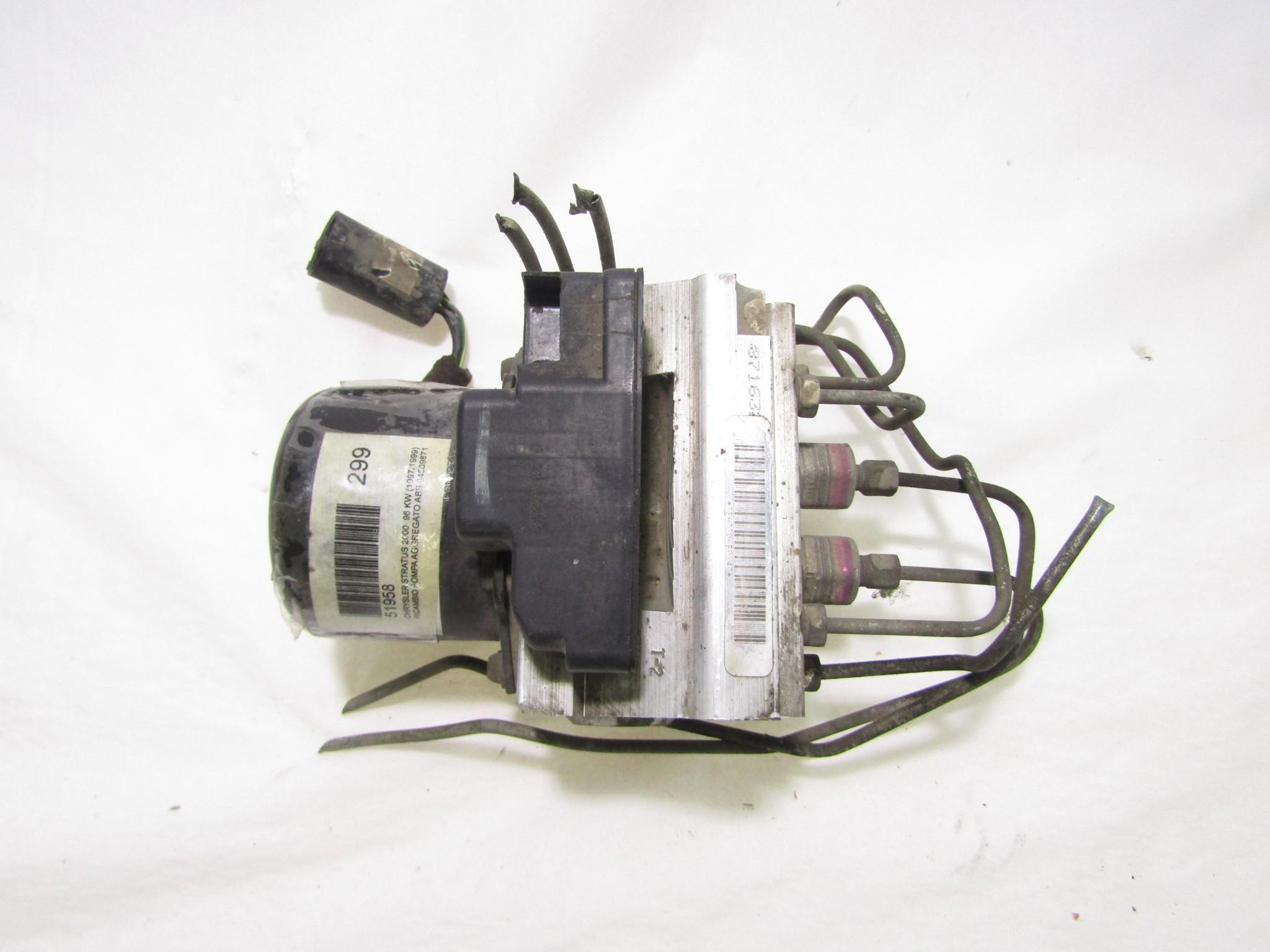 ABS AGREGAT S PUMPO OEM N. 4509871 ORIGINAL REZERVNI DEL CHRYSLER STRATUS JX (1997 - 1999) BENZINA LETNIK 1998