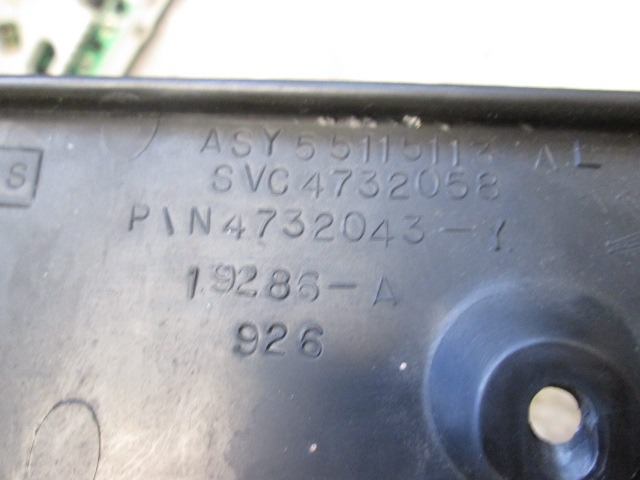 ARMATURNA PLO?CA OEM N. 55115113AL ORIGINAL REZERVNI DEL JEEP GRAND CHEROKEE ZJ ZG MK1 (1993 - 1998) DIESEL LETNIK 1997