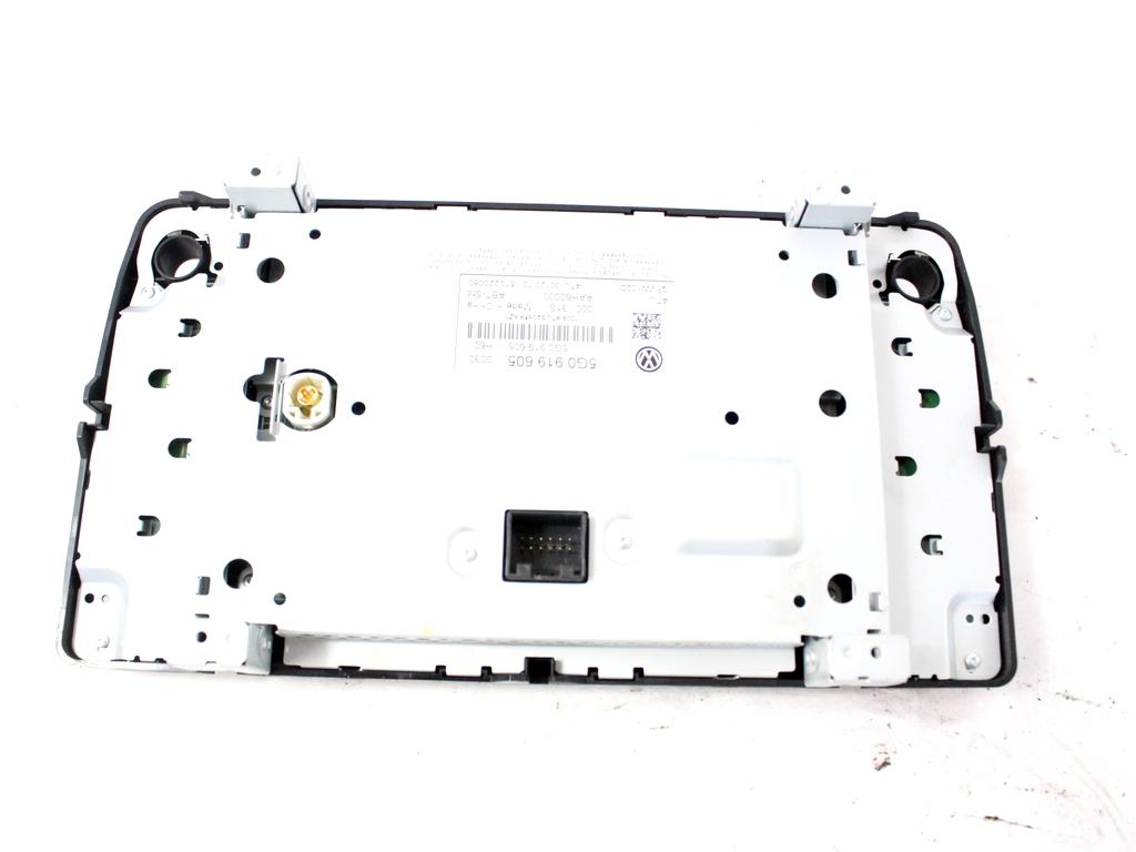 5G0919605 DISPLAY SISTEMA MULTIMEDIALE VOLKSWAGEN GOLF 7 1.6 D 77KW 5M 5P (2013) RICAMBIO USATO