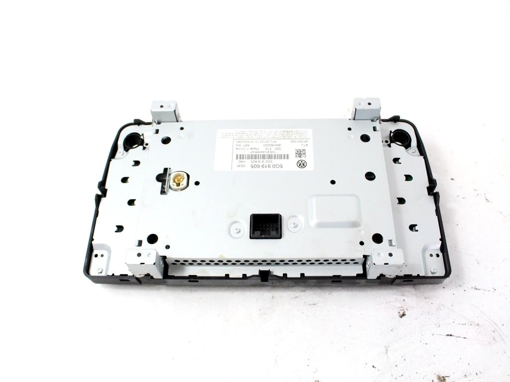 5G0919605 DISPLAY SISTEMA MULTIMEDIALE VOLKSWAGEN GOLF 7 1.6 D 77KW 5M 5P (2013) RICAMBIO USATO