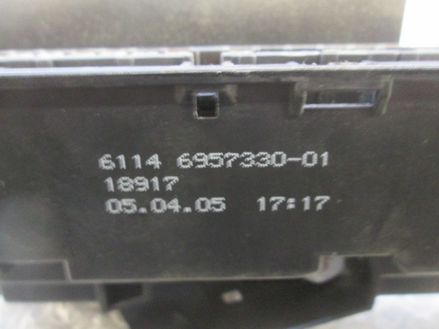 VAROVALKE/RELE' OEM N. 61146957330-01 ORIGINAL REZERVNI DEL BMW SERIE 5 E60 E61 (2003 - 2010) DIESEL LETNIK 2005