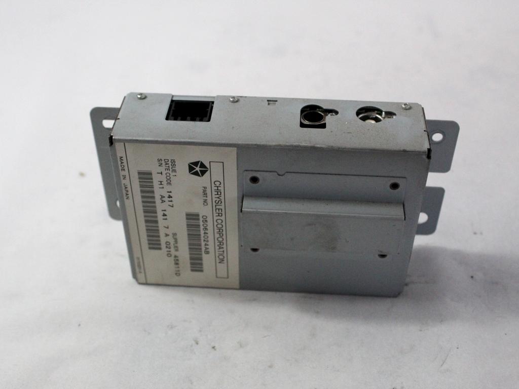 05064024AB CENTRALINA MODULO SISTEMA DI NAVIGAZIONE SATELLITARE JEEP GRAND CHEROKEE 3.0 D 160KW AUT 5P (2008) RICAMBIO USATO