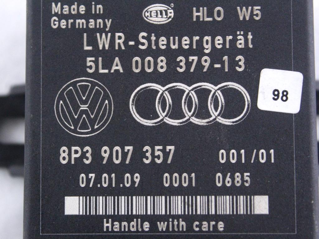 8P3907357 CENTRALINA REGOLAZIONE PROFONDITÀ FARI AUDI A3 2.0 D 103KW 6M 5P (2009) RICAMBIO USATO