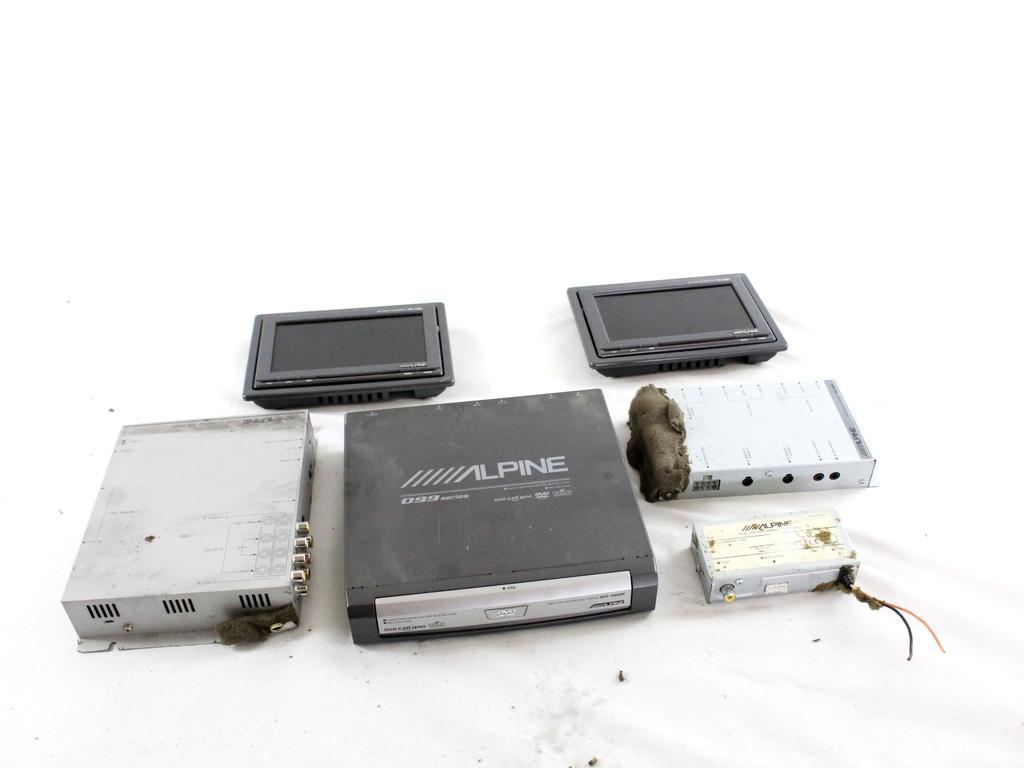 NVE-N099P SISTEMA DI NAVIGAZIONE SATELLITARE E MULTIMEDIALE CON DISPLAY ALPINE JEEP GRAND CHEROKEE 3.0 D 160KW AUT 5P (2008) RICAMBIO USATO CON CENTRALINA RETROCAMERA TUE-T150DV TME-M680EM TME-M680 HCE-C105