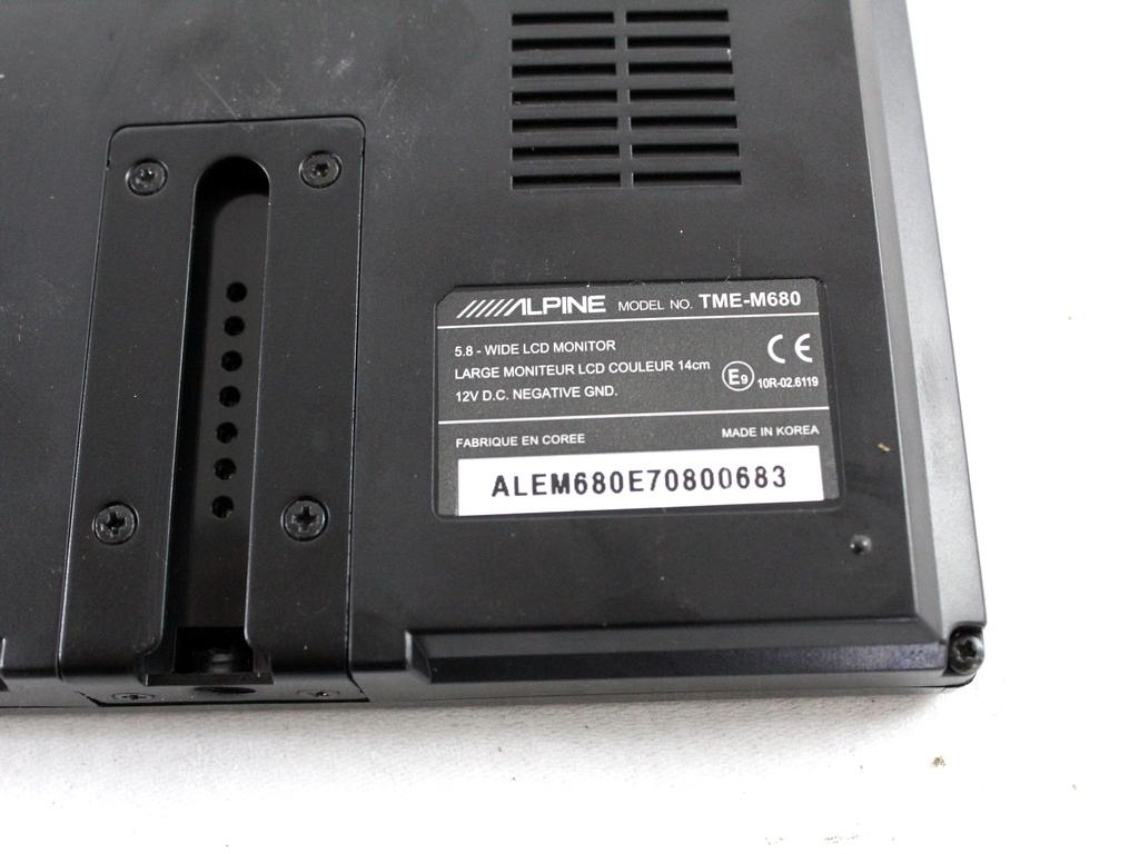 NVE-N099P SISTEMA DI NAVIGAZIONE SATELLITARE E MULTIMEDIALE CON DISPLAY ALPINE JEEP GRAND CHEROKEE 3.0 D 160KW AUT 5P (2008) RICAMBIO USATO CON CENTRALINA RETROCAMERA TUE-T150DV TME-M680EM TME-M680 HCE-C105
