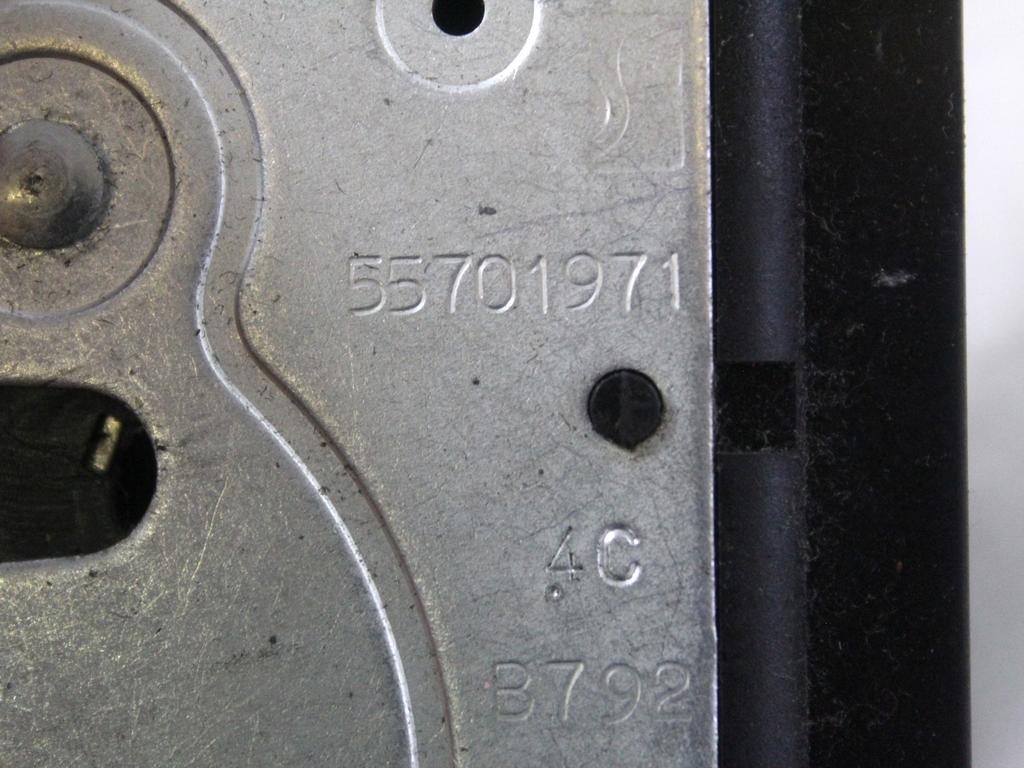 55701971 CHIUSURA SERRATURA PORTELLONE COFANO POSTERIORE BAULE FIAT PUNTO 1.4 M 57KW 5M 5P (2014) RICAMBIO USATO 