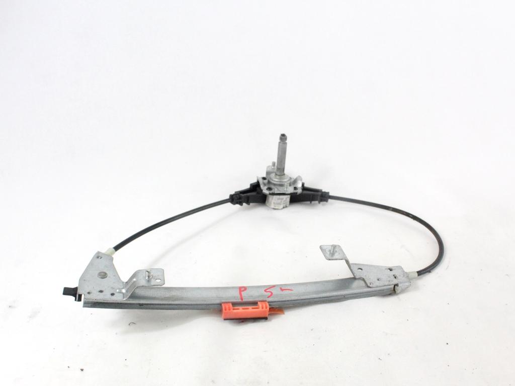 51723324 MECCANISMO ALZA-VETRO ALZA-CRISTALLO PORTA POSTERIORE SINISTRA MANUALE FIAT PUNTO 1.4 M 57KW 5M 5P (2014) RICAMBIO USATO 