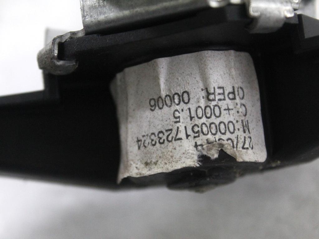 51723324 MECCANISMO ALZA-VETRO ALZA-CRISTALLO PORTA POSTERIORE SINISTRA MANUALE FIAT PUNTO 1.4 M 57KW 5M 5P (2014) RICAMBIO USATO 