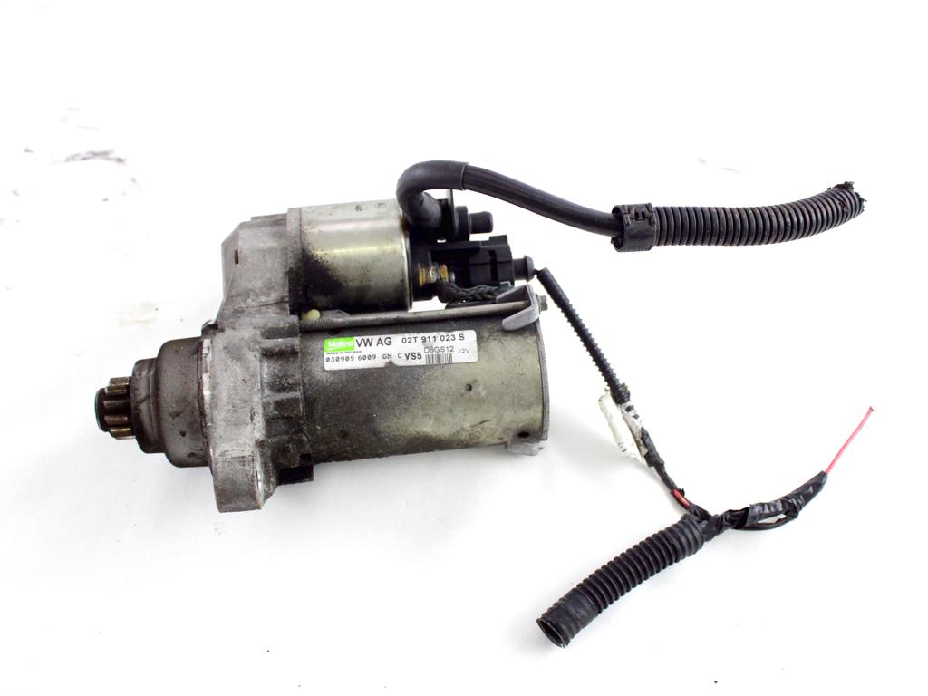 02T911023S MOTORINO AVVIAMENTO SKODA ROOMSTER 1.4 B 63KW 5M 5P (2009) RICAMBIO USATO