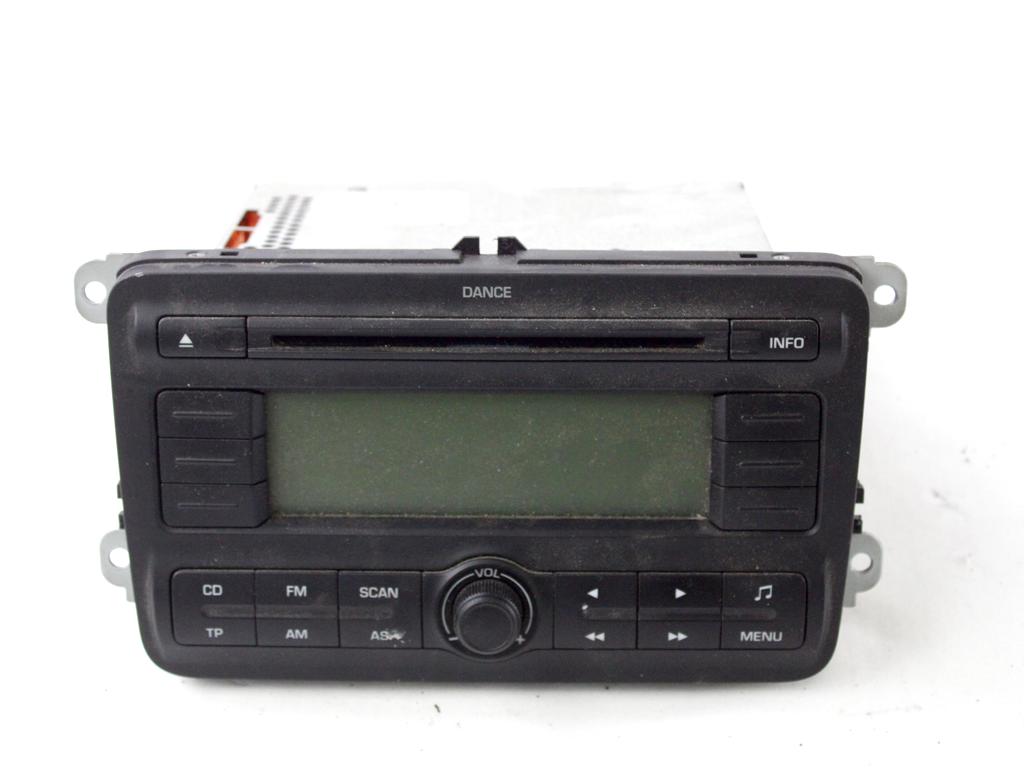 5J0035161A AUTORADIO SKODA ROOMSTER 1.4 B 63KW 5M 5P (2009) RICAMBIO USATO (NON FORNIAMO CODICE AUTORADIO, MA SOLO NUMERO DI TELAIO VEICOLO)