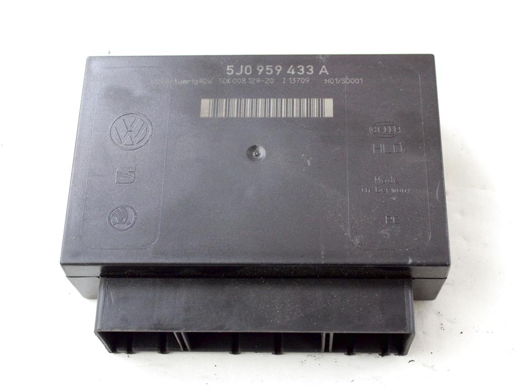 03C906024R KIT ACCENSIONE AVVIAMENTO SKODA ROOMSTER 1.4 B 63KW 5M 5P (2009) RICAMBIO USATO CON CENTRALINA MOTORE, BLOCCHETTI ACCENSIONE APERTURA, QUADRO STRUMENTI CONTACHILOMETRI 6Q1937049F 5J0920811B 4B0905851C