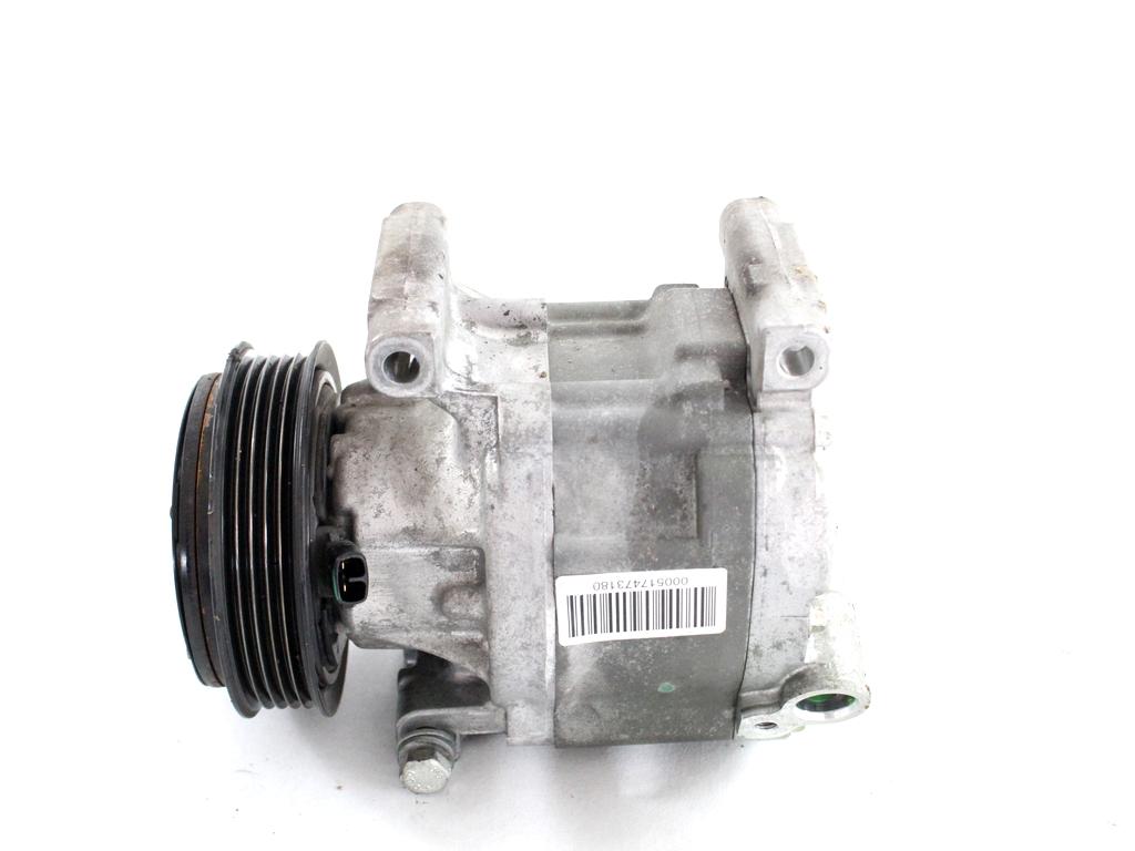 51747318 COMPRESSORE CLIMATIZZATORE CLIMA A/C FIAT 500 1.2 B 51KW 5M 3P (2008) RICAMBIO USATO 5A7875200