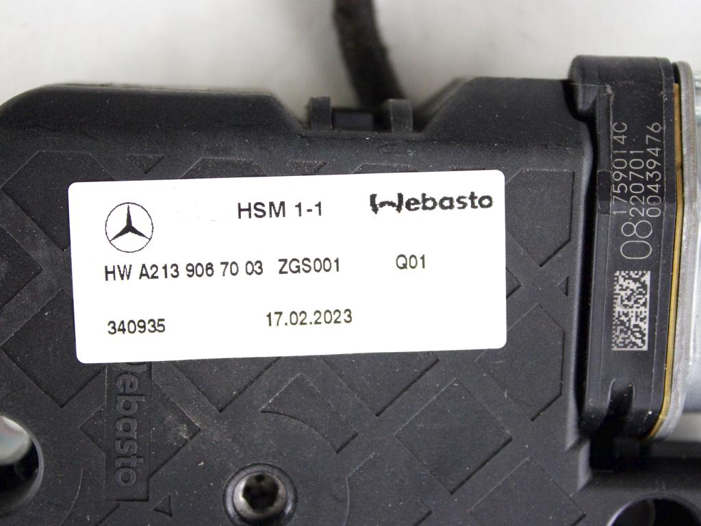 A2139067003 MOTORINO APERTURA TETTO APRIBILE LATO DESTRO MERCEDES GLA H247 200 D 2.0 110KW AUT 5P (2023) RICAMBIO USATO