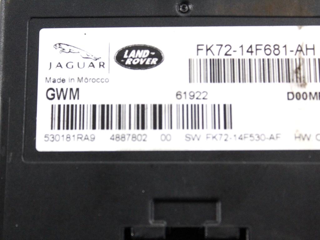 FK72-14K681-AH CENTRALINA GATEWAY LAND ROVER DISCOVERY SPORT L550 2.0 D 4X4 132KW AUT 5P (2017) RICAMBIO USATO 
