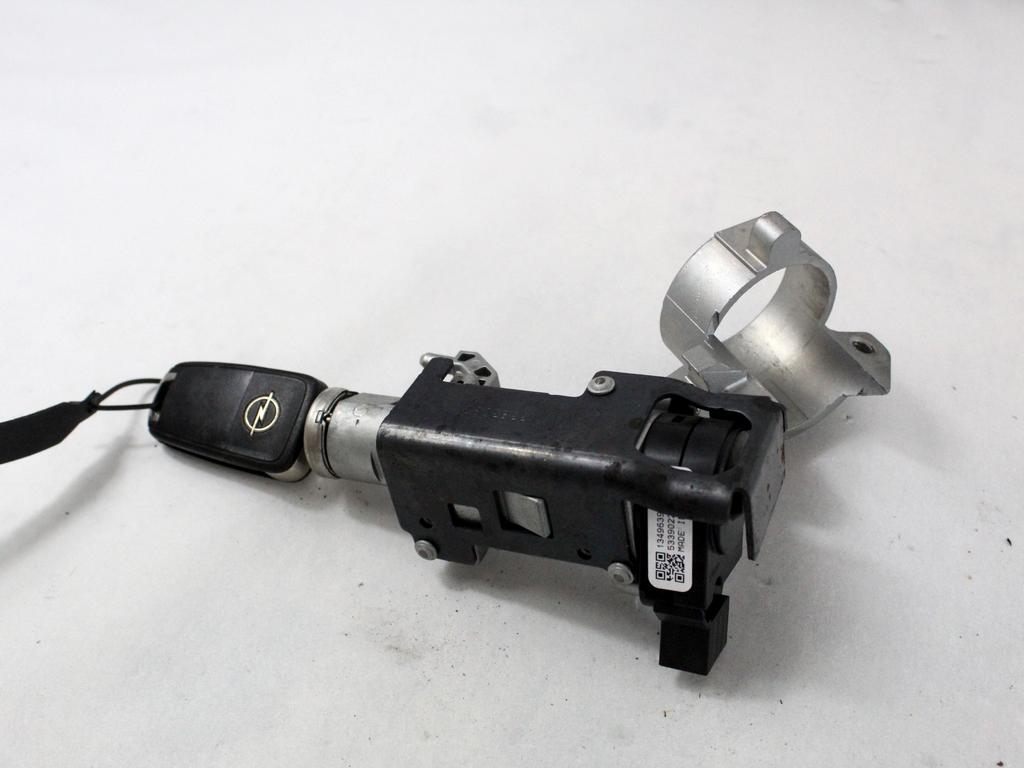 12670942 KIT ACCENSIONE AVVIAMENTO OPEL CORSA E 1.4 G 66KW 5M 5P (2016) RICAMBIO USATO CON CENTRALINA MOTORE, QUADRO STRUMENTI, BLOCCHETTI ACCENSIONE APERTURA CON CHIAVE 12668866 13506072 13504286 39056369