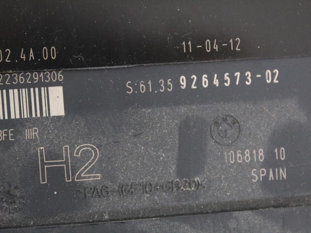 61359264573 CENTRALINA BODY COMPUTER BMW X1 E84 18D 2.0 D 105KW 6M 5P (2012) RICAMBIO USATO 