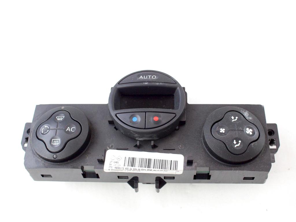 8200563524 CENTRALINA GRUPPO DI COMANDO CLIMATIZZATORE CLIMA A/C AUTOMATICO RENAULT GRAND MODUS 1.2 B 74KW 5M 5P (2009) RICAMBIO USATO 