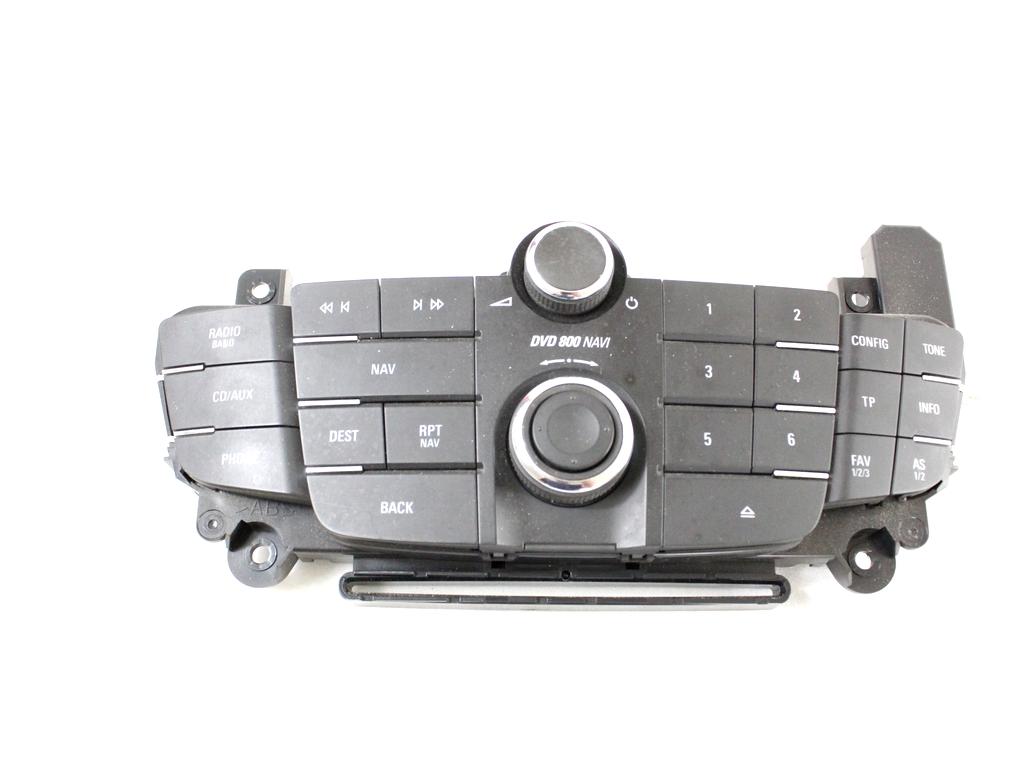 13273256 GRUPPO DI COMANDO AUTORADIO NAVIGATORE OPEL INSIGNIA A SW 2.0 D 118KW 6M 5P (2009) RICAMBIO USATO