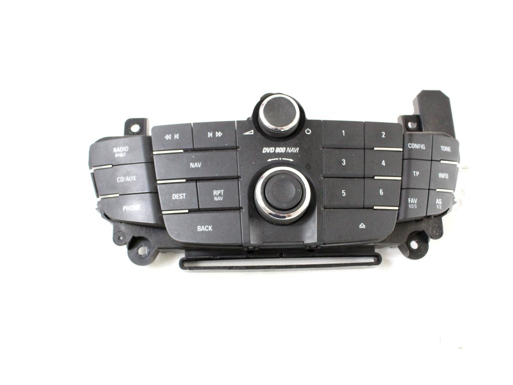 13273256 GRUPPO DI COMANDO AUTORADIO NAVIGATORE OPEL INSIGNIA A SW 2.0 D 118KW 6M 5P (2009) RICAMBIO USATO