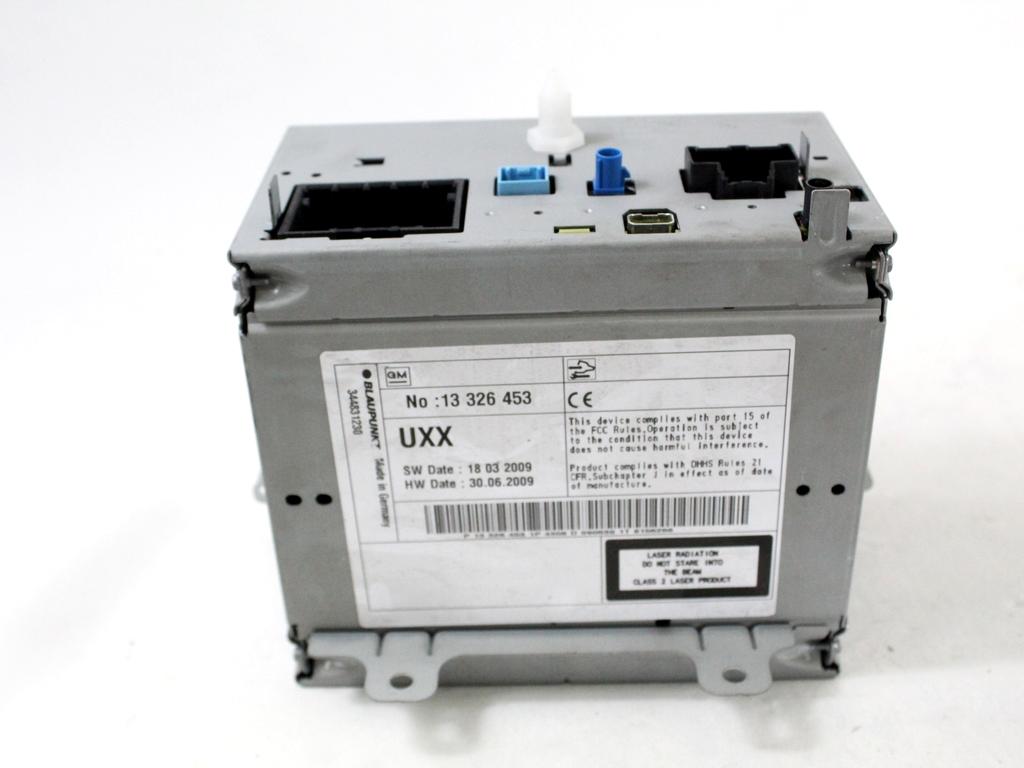 13326453 AUTORADIO CON SISTEMA DI NAVIGAZIONE SATELLITARE OPEL INSIGNIA A SW 2.0 D 118KW 6M 5P (2009) RICAMBIO USATO 7612004356