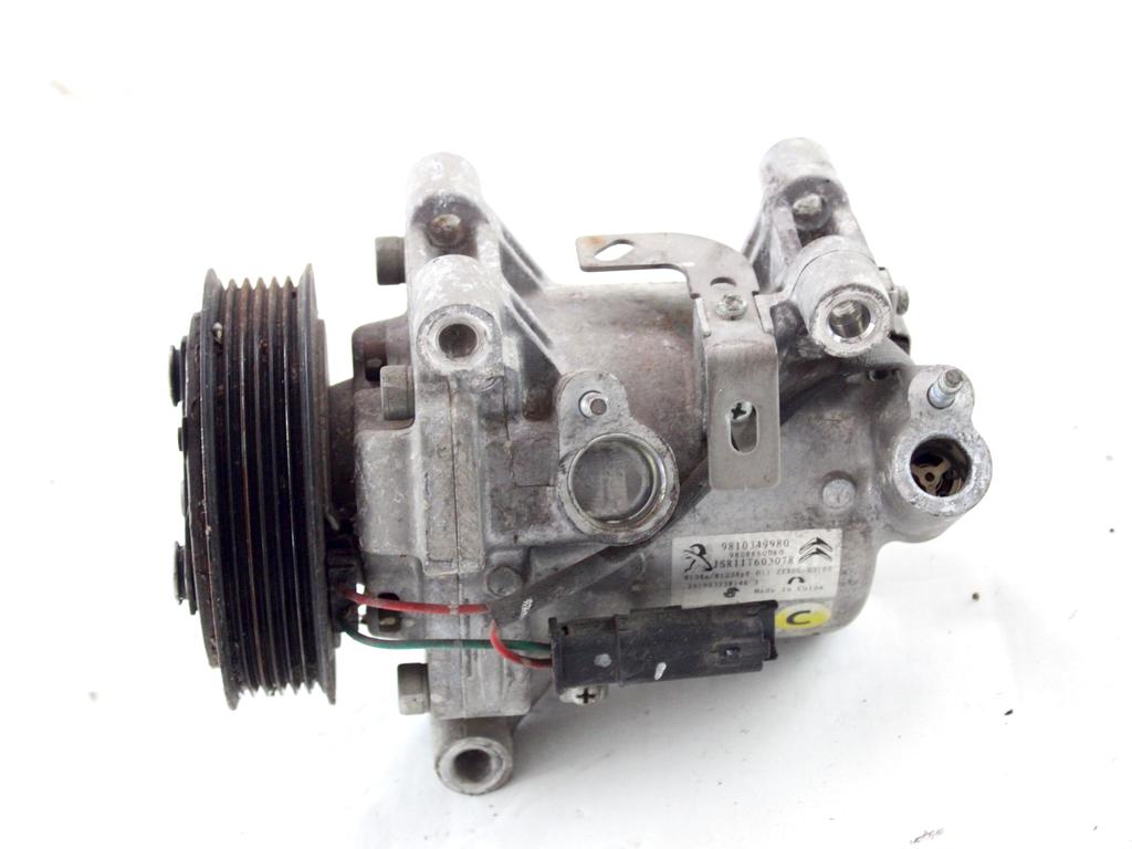 9810349980 COMPRESSORE CLIMATIZZATORE CLIMA A/C PEUGEOT PARTNER 1.6 D 73KW 5M 2P (2019) RICAMBIO USATO