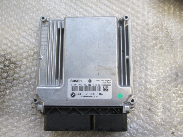 OSNOVNA KRMILNA ENOTA DDE / MODUL ZA VBRIZGAVANJE OEM N. 170009149 ORIGINAL REZERVNI DEL BMW SERIE 5 E60 E61 (2003 - 2010) DIESEL LETNIK 2005